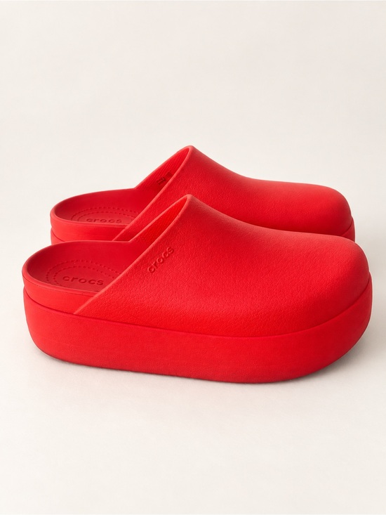 CROCS Shoes - CROCS Dylan Platform Clogs Lava Women’s Size 10